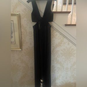 BCBG Max Azria black cutout gown size 4 NWT